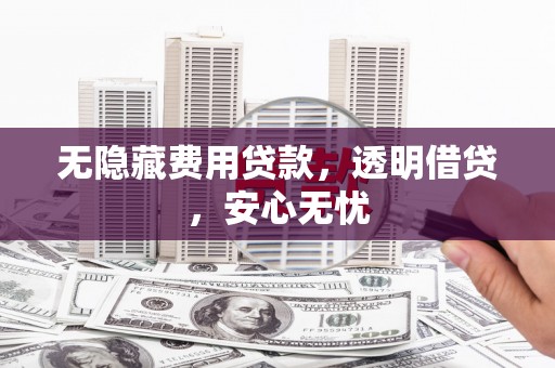 施秉无隐藏费用贷款，透明借贷，安心无忧