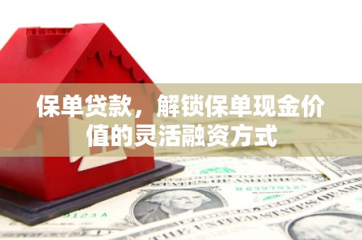 汉源保单贷款，解锁保单现金价值的灵活融资方式