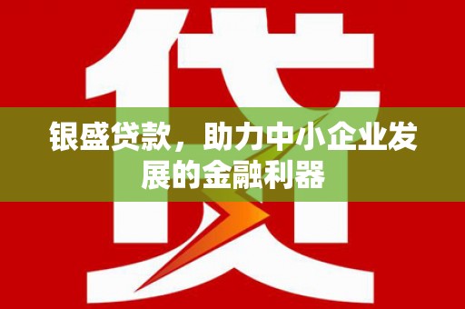 岳塘银盛贷款，助力中小企业发展的金融利器