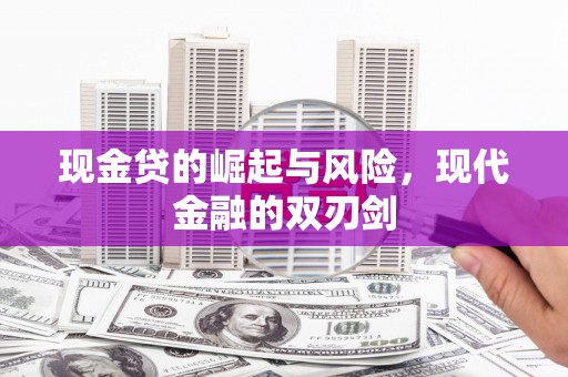 港南现金贷的崛起与风险，现代金融的双刃剑