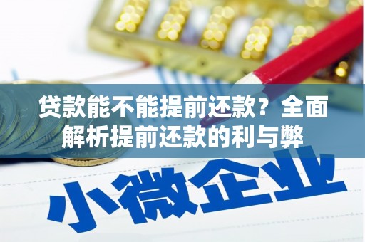 九台贷款能不能提前还款？全面解析提前还款的利与弊