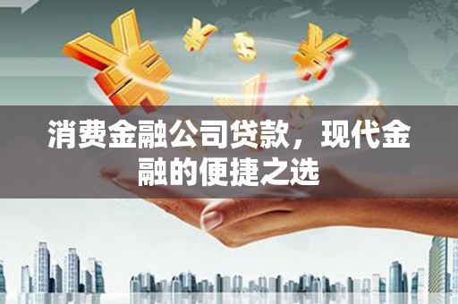 阳春消费金融公司贷款，现代金融的便捷之选