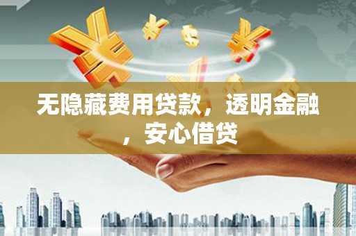 东明无隐藏费用贷款，透明金融，安心借贷