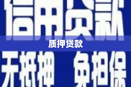 洪梅质押贷款