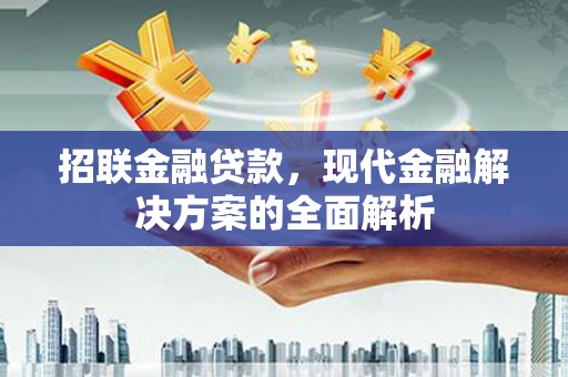 永清招联金融贷款，现代金融解决方案的全面解析