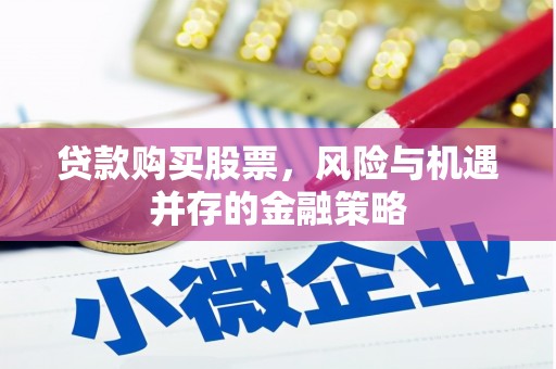 盐埕贷款购买股票，风险与机遇并存的金融策略