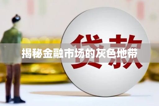 屯门揭秘金融市场的灰色地带